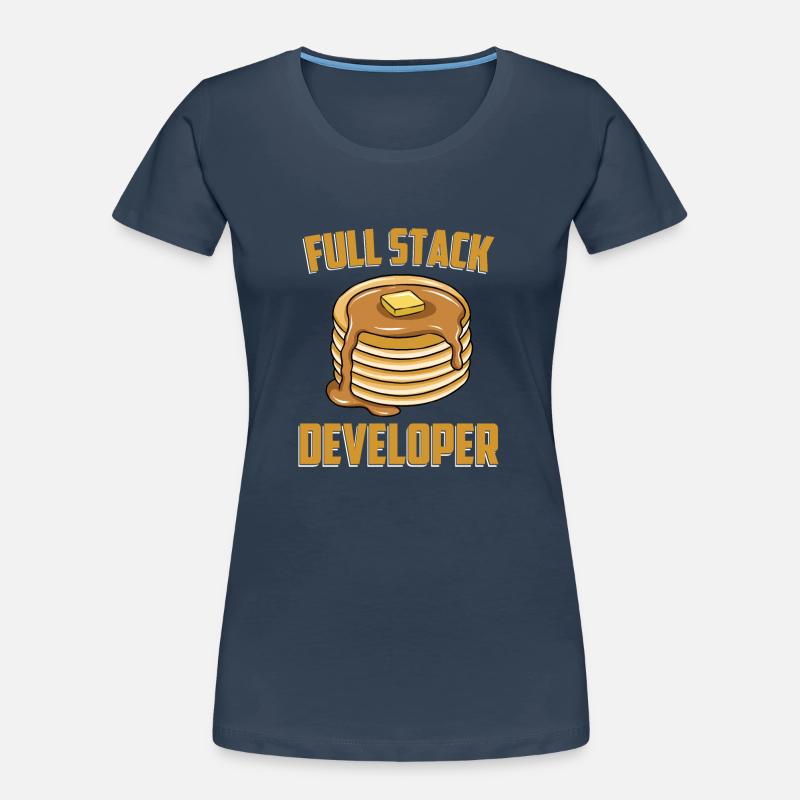 Full Stack Developer - Computer Coder Programmer Women's Premium Organic T-Shirt