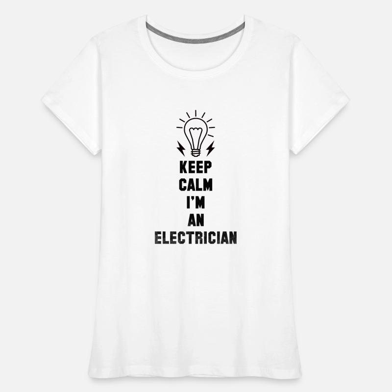 Electrician Electrical Engineering Insulation pliers Electronics Women's Premium Organic T-Shirt
