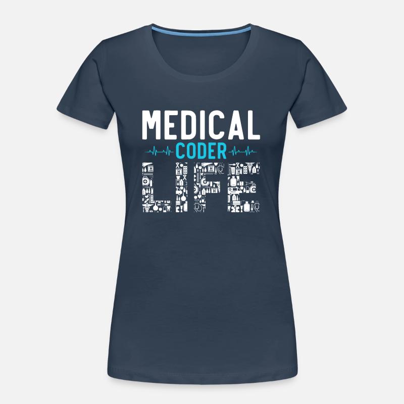 Medizinischer Kodierer Medizinischer Programmierer Frauen Premium Bio T-Shirt