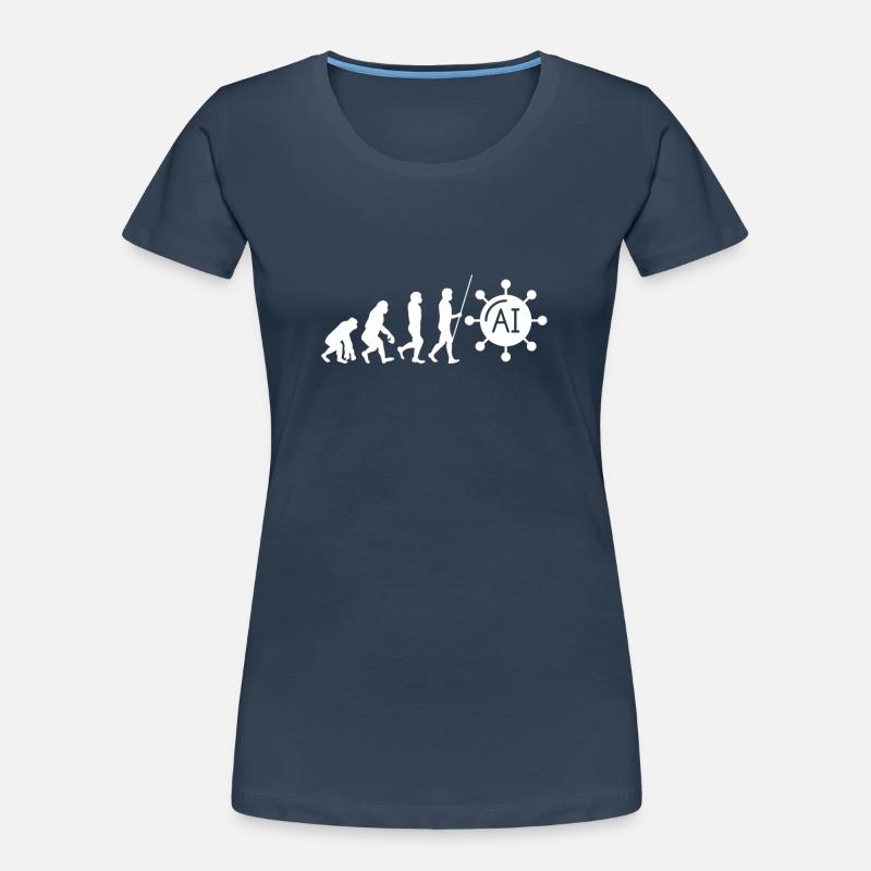 Artificial Intelligence Ai Chat Frauen Premium Bio T-Shirt