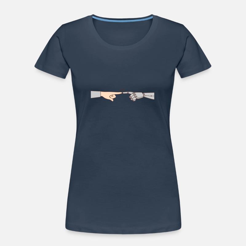 Artificial Intelligence Ai Chat Frauen Premium Bio T-Shirt