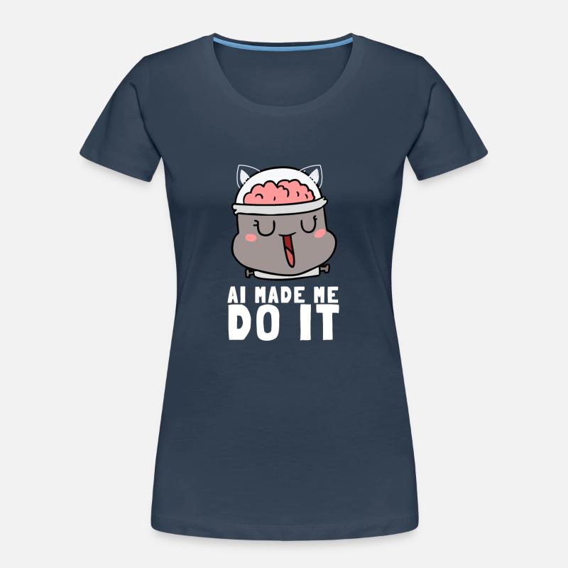 Artificial Intelligence Ai Chat Frauen Premium Bio T-Shirt