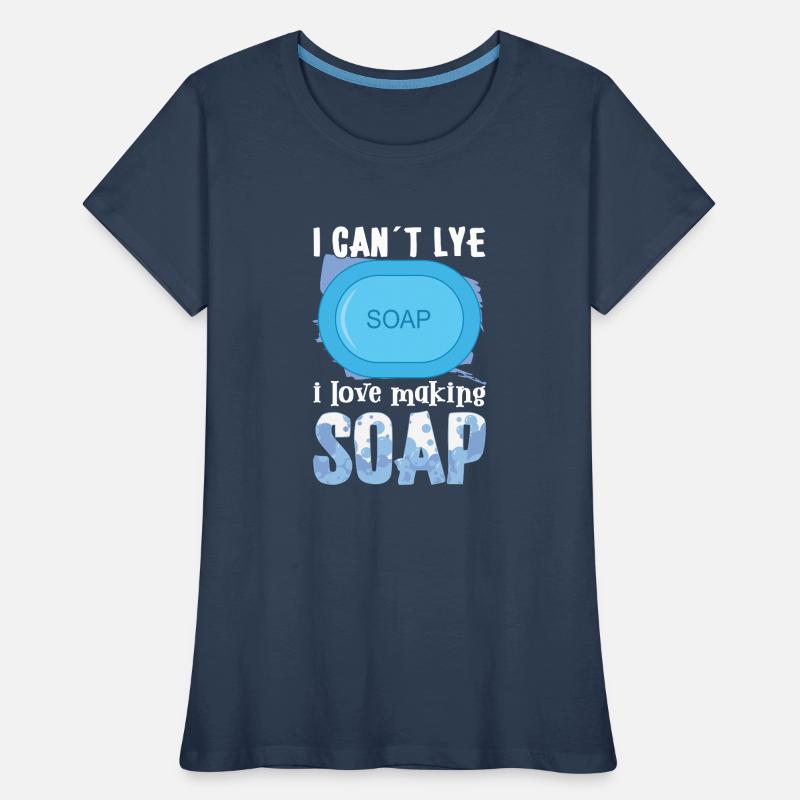 Soap Making Soap Bubbles Bubble Bathroom Women's Premium Organic T-Shirt