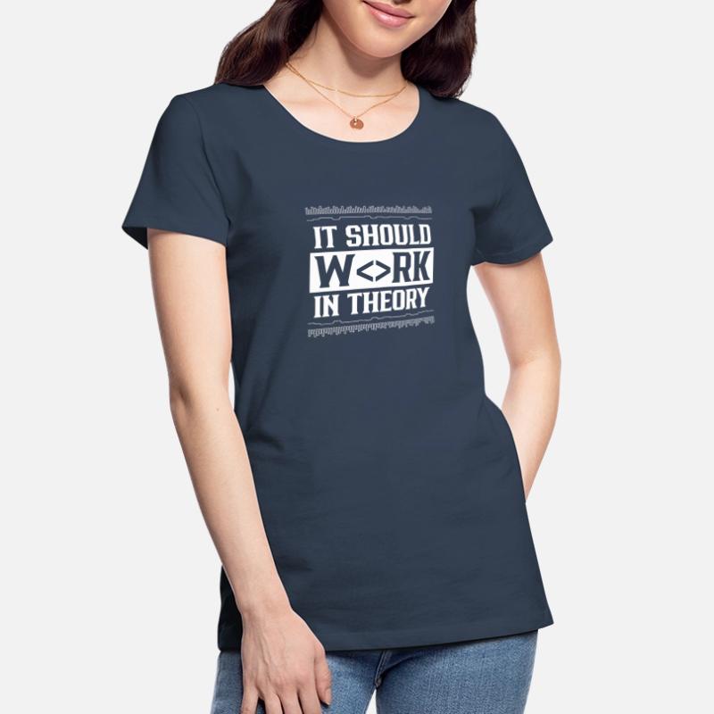 In theory, it should work code coding Women's Premium Organic T-Shirt