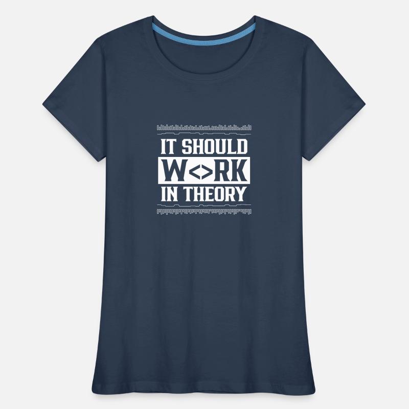 In theory, it should work code coding Women's Premium Organic T-Shirt