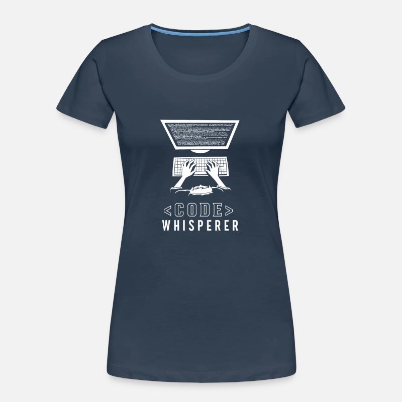 Code Flüsterer Programmierer Coding Coder Frauen Premium Bio T-Shirt