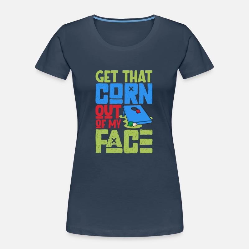 Cornhole Throwing Cornhole Player Cornhole Lover Cornhole lover T-shirt bio Premium Femme