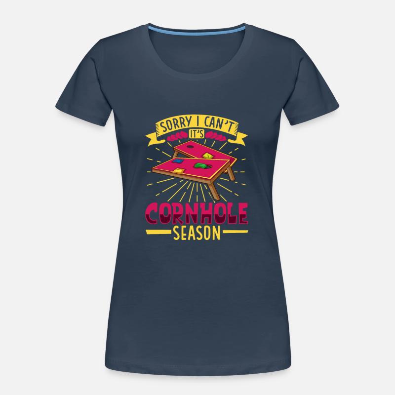 Cornhole Throwing Cornhole player Cornhole lover Frauen Premium Bio T-Shirt