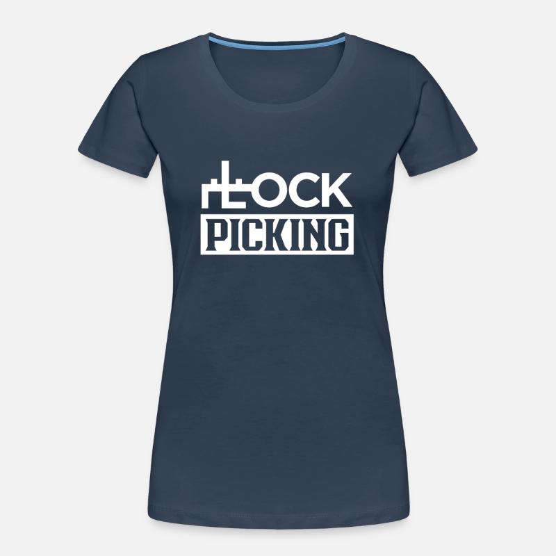 Lock Picking Lockpicking Schloss Knacker Knacken Frauen Premium Bio T-Shirt
