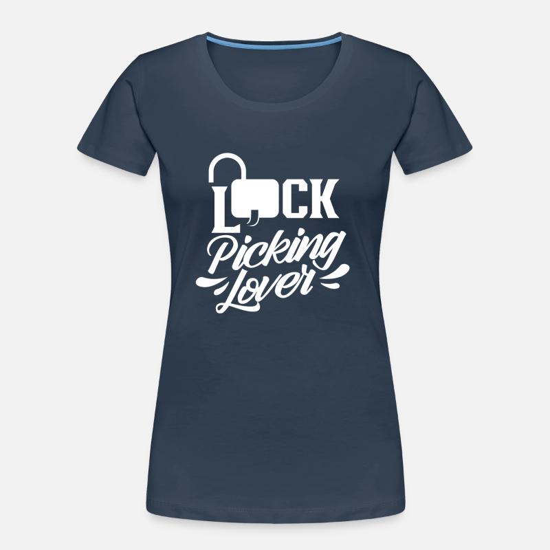 Lock Picking Lovers Cracking Lock Cracker T-shirt bio Premium Femme