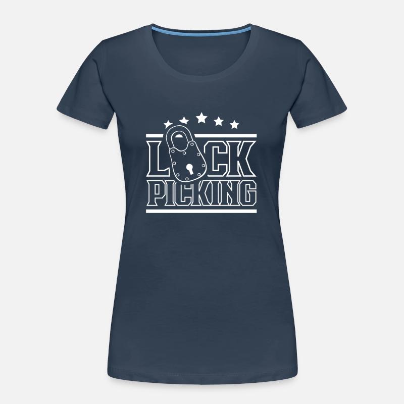 Lock Picking Knacker Schloss Knacken Lockpicking Frauen Premium Bio T-Shirt