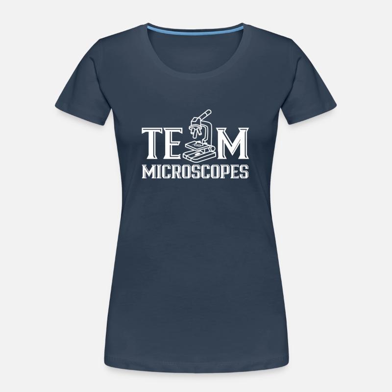 Équipe Microscopes Microscopes Microscope Dictons T-shirt bio Premium Femme