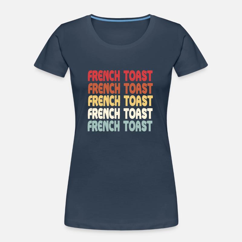 Lettrage du pain doré T-shirt bio Premium Femme
