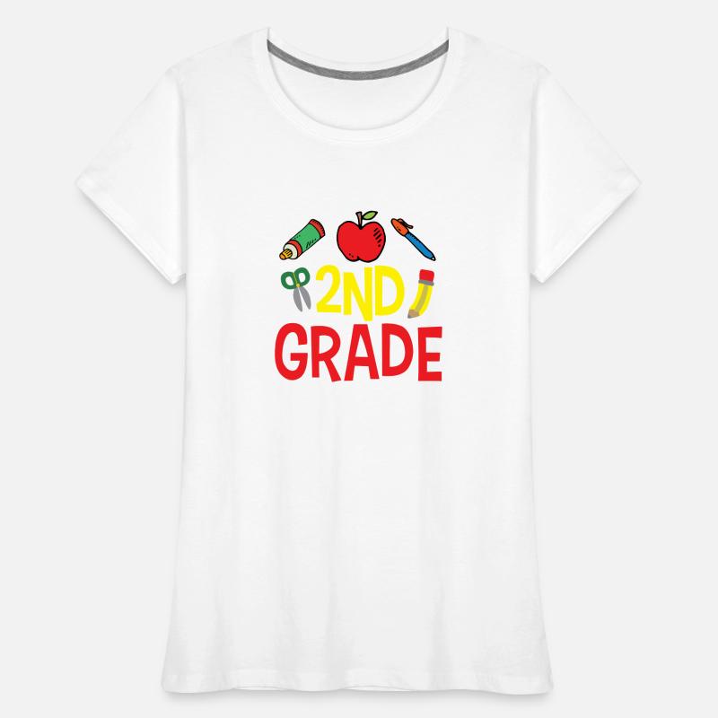 Second Grade Team Second Class Teachers Women's Premium Organic T-Shirt