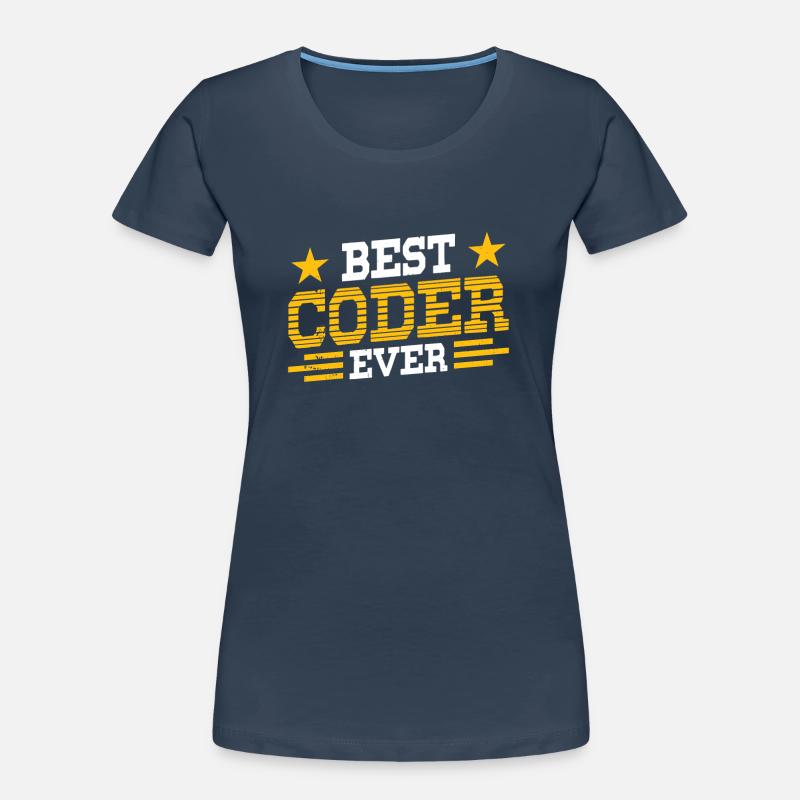 Bester Programmierer Überhaupt Code Coder Coding Frauen Premium Bio T-Shirt