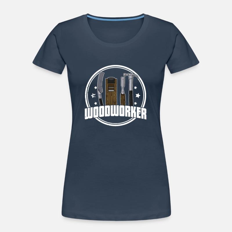 charpentier menuiserie menuiserie profession de menuisier T-shirt bio Premium Femme