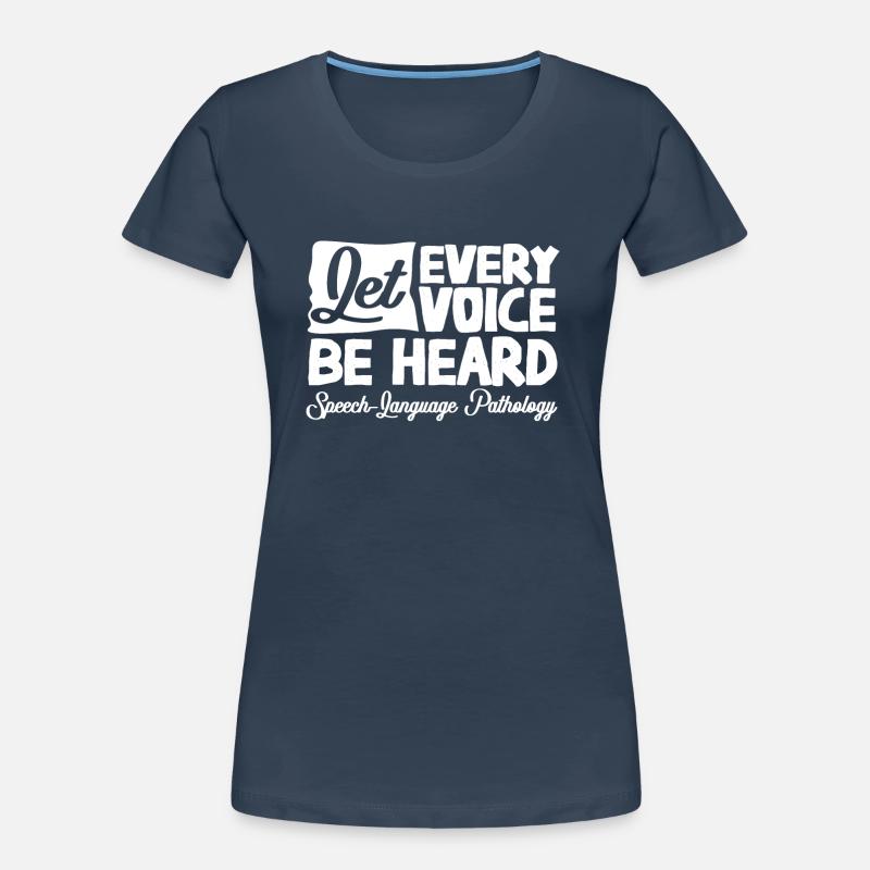 Speech-language pathology, speech-language pathologist Women's Premium Organic T-Shirt