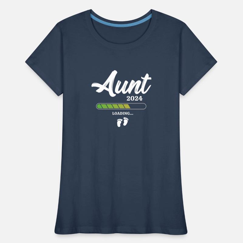 Aunt Loading 2024 Women's Premium Organic T-Shirt