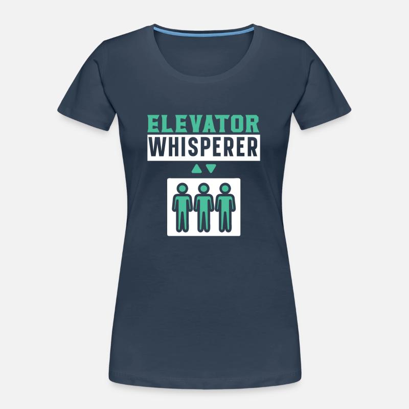 Elevator Whisperer Installer Operator Elevator Women's Premium Organic T-Shirt