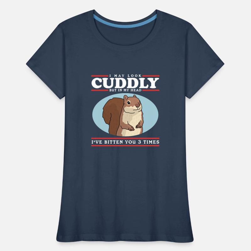 Süßes Eichhörnchen Grauhörnchen Hörnchen Geschenk Frauen Premium Bio T-Shirt