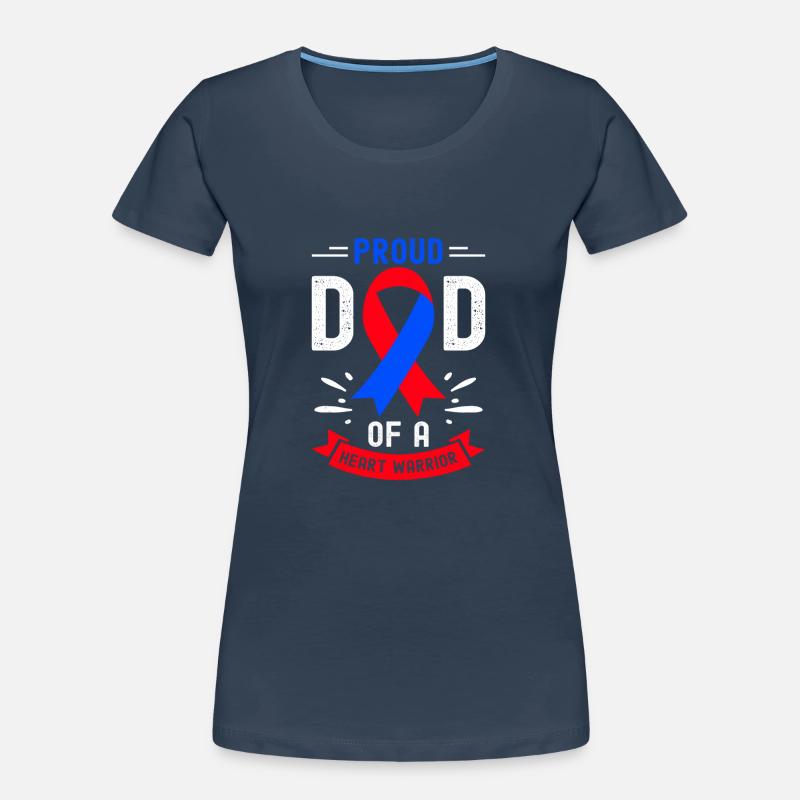 Angeborener Herzfehler CHD-Bewusstsein Frauen Premium Bio T-Shirt