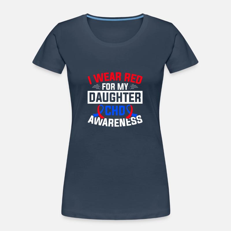 Angeborener Herzfehler CHD-Bewusstsein Frauen Premium Bio T-Shirt