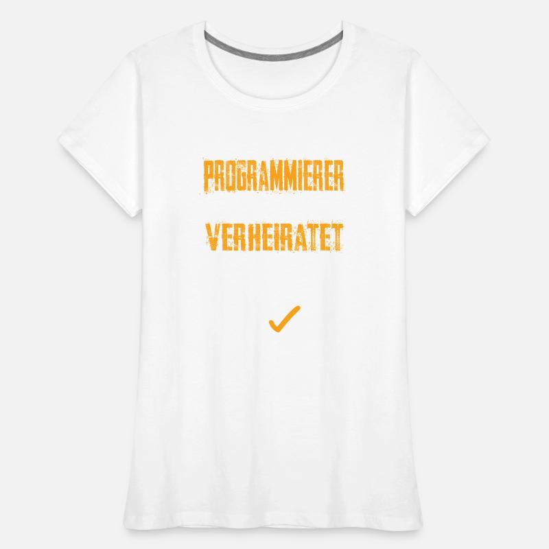 Programmierer Frauen Premium Bio T-Shirt