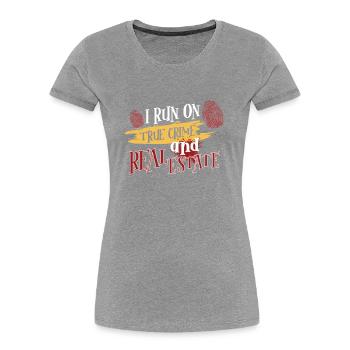 True Crime Murder Spy Crime Interest Gift Idea - Frauen Premium Bio T-Shirt -  - Vorne - Mia (176cm)