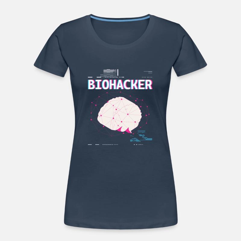 Biohacker Biohacking T-shirt bio Premium Femme