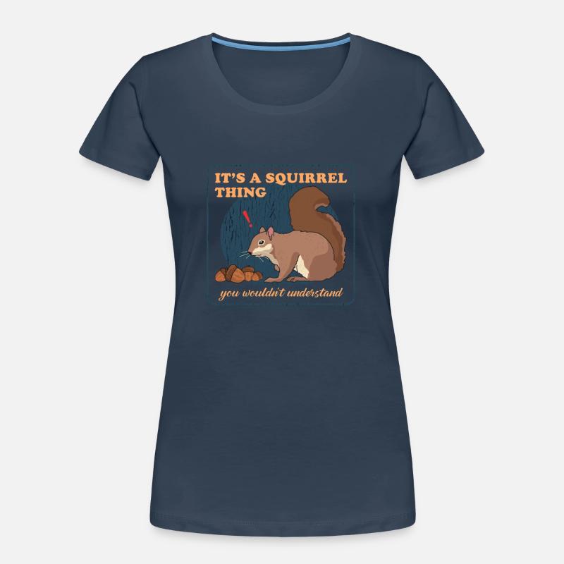 Cute Squirrel Grey Squirrel Squirrel Gift Women's Premium Organic T-Shirt