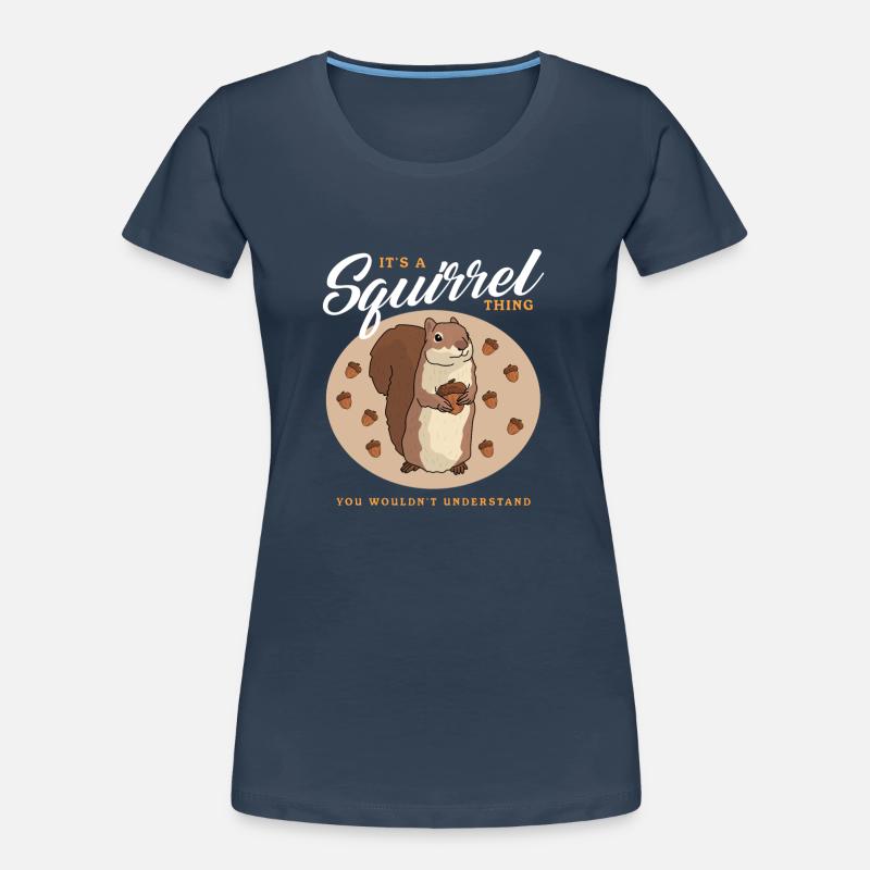 Cute Squirrel Squirrel Gift Women's Premium Organic T-Shirt