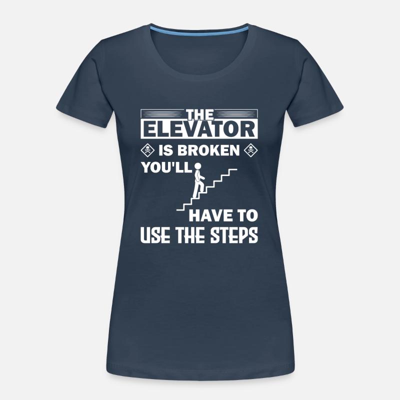 Elevator Button Just a boy who loves elevator Women's Premium Organic T-Shirt