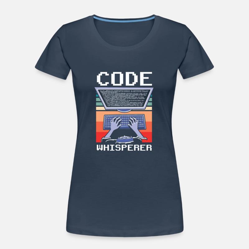 Code Flüsterer Programmierer Coding Coder Frauen Premium Bio T-Shirt