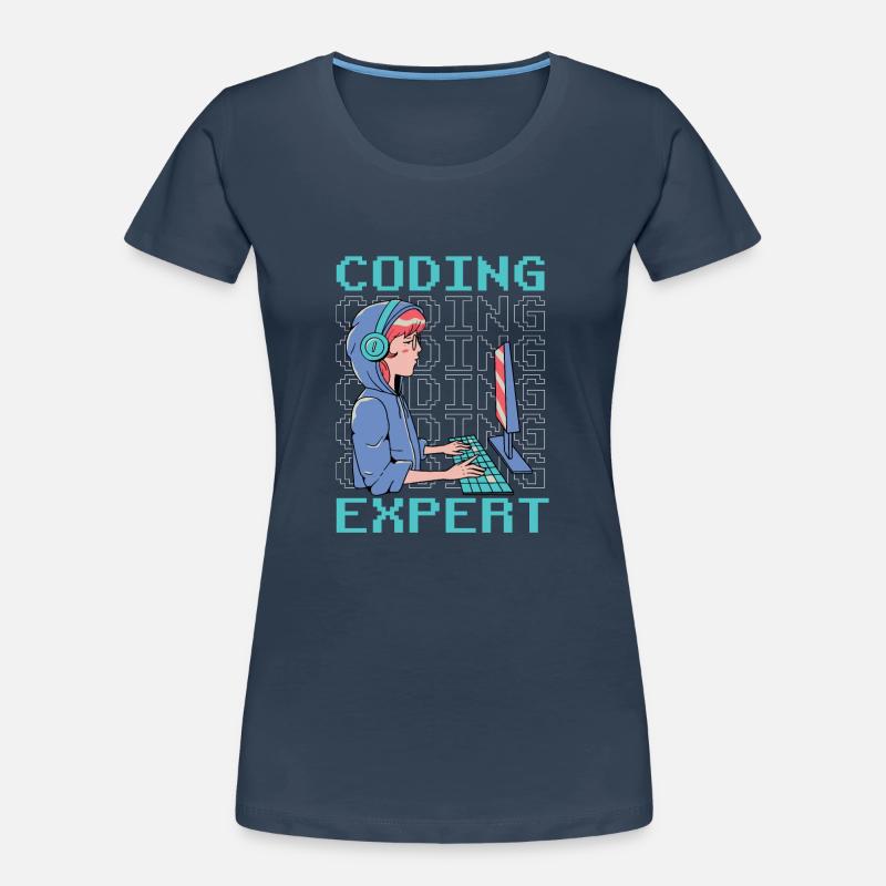 Programmeur Codeur Expert en programmation T-shirt bio Premium Femme
