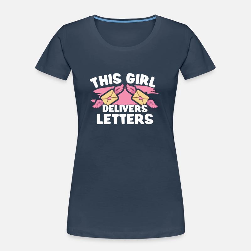 Commis des postes Postlady Postman Post Office T-shirt bio Premium Femme