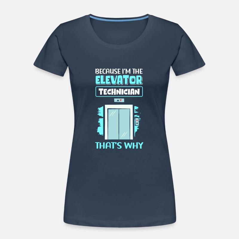 Elevator Elevator Elevator Mechanic Gift Women's Premium Organic T-Shirt