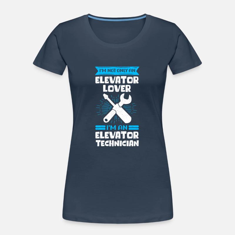 Elevator Elevator Mechanic Elevator Gift Women's Premium Organic T-Shirt