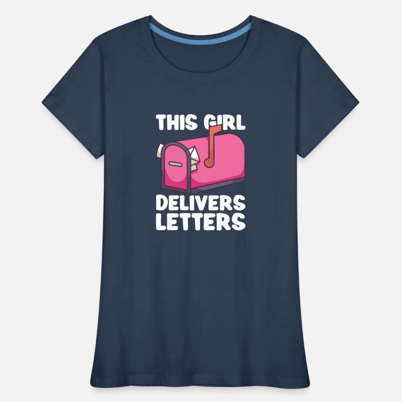 Commis des postes Postlady Postman Post Office T-shirt bio Premium Femme