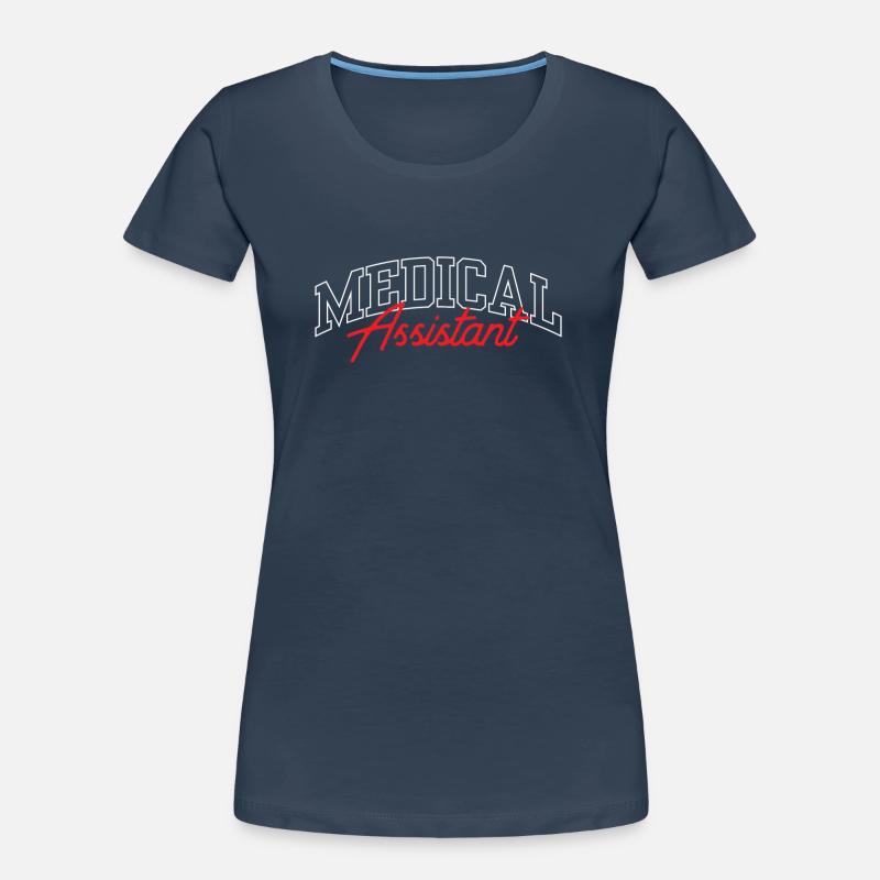 Medizinischer Assistent Assistenz Krankenschwester Frauen Premium Bio T-Shirt