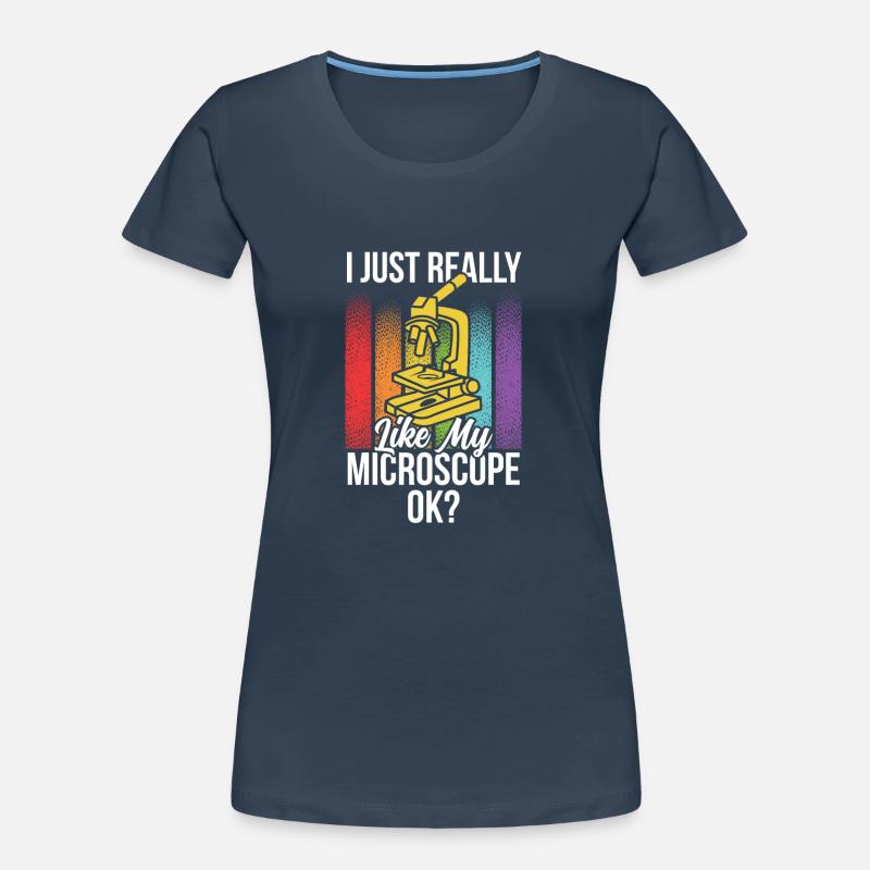 J’aime vraiment mon microscope Microscope T-shirt bio Premium Femme