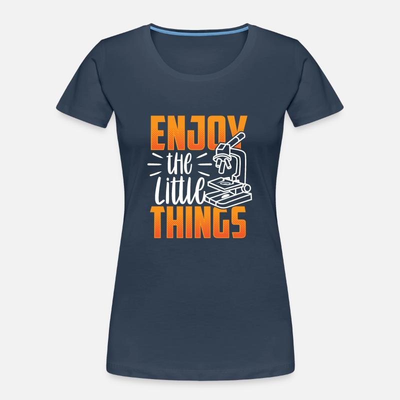 Profitez des petites choses Microscopes Microscope T-shirt bio Premium Femme