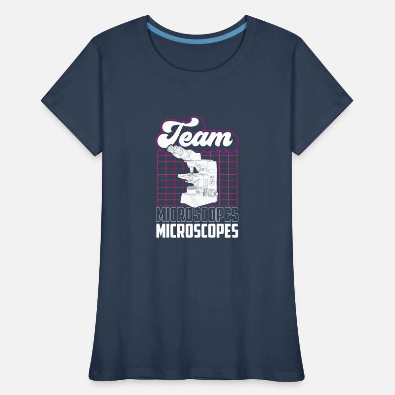 Équipe Microscopes Microscope Dictons Microscopes T-shirt bio Premium Femme