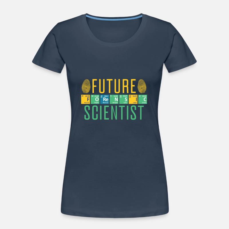 Future Forensic Scientist Forensic Criminology Women's Premium Organic T-Shirt