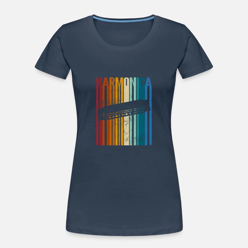 Harmonica Retro Women's Premium Organic T-Shirt