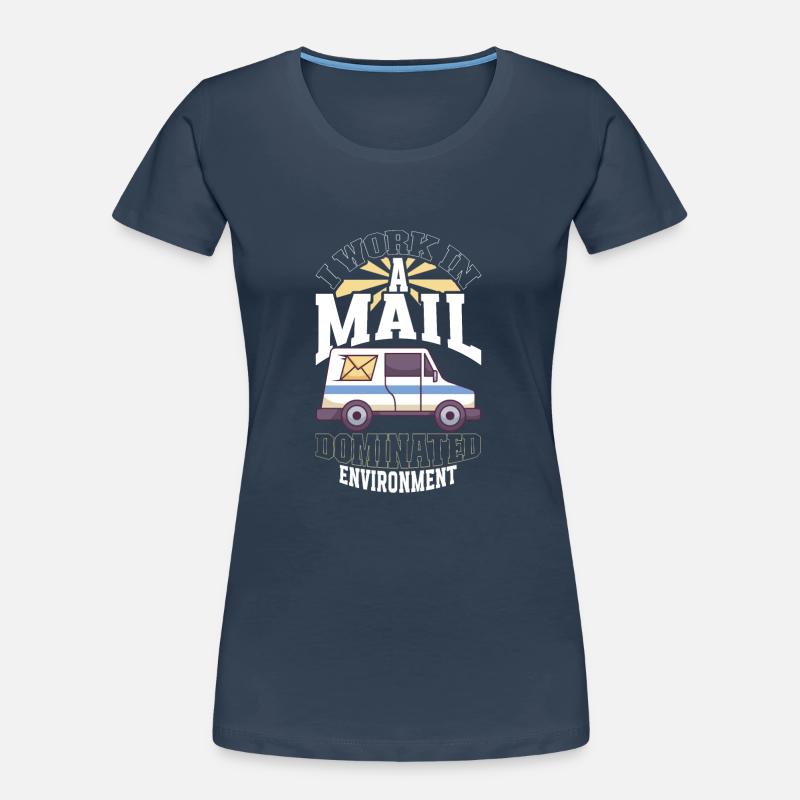Commis des postes Postlady Postman Post Office T-shirt bio Premium Femme