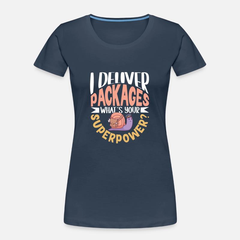 Commis des postes Postlady Postman Post Office T-shirt bio Premium Femme