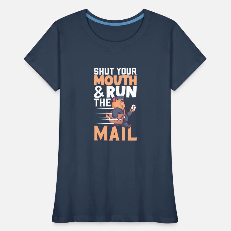 Commis des postes Postlady Postman Post Office T-shirt bio Premium Femme