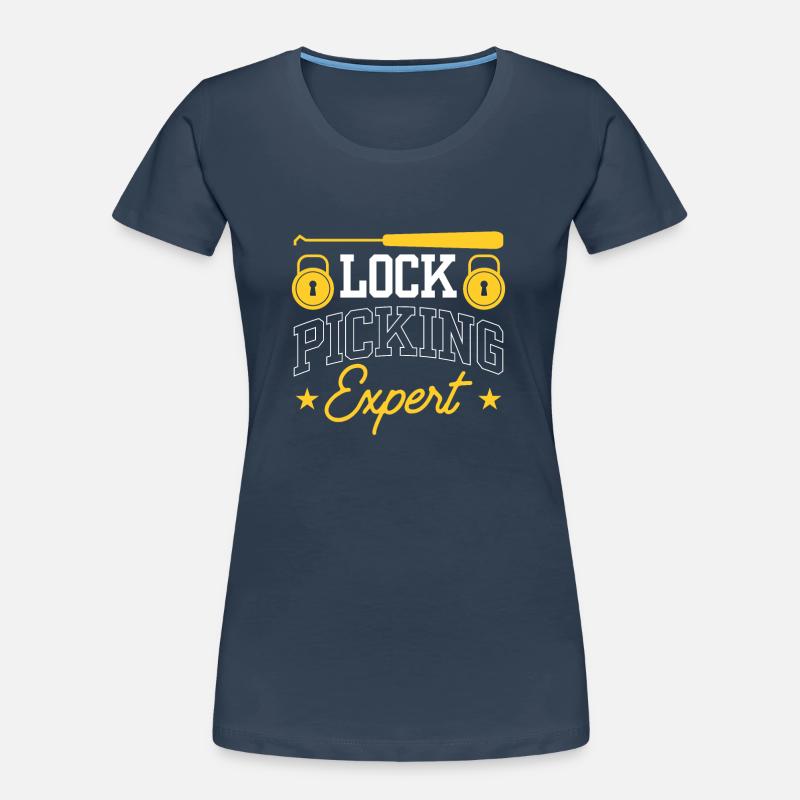 Lockpicking Expert Lock Picking Cracking Lock Women's Premium Organic T-Shirt