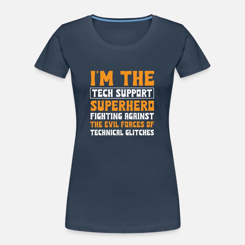 Support technique Super-héros T-shirt bio Premium Femme