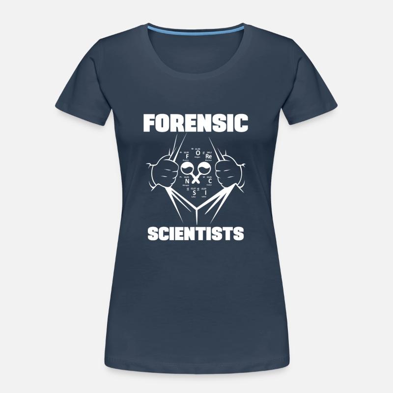 Forensic Scientist Analyst Crime Lab Gift Idea Women's Premium Organic T-Shirt